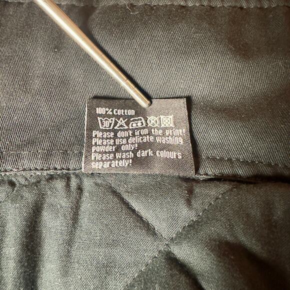 King Kerosin Hot Rodder Jacket XL Skull Graphic Biker Rockabilly Black Cotton - Picture 8 of 8